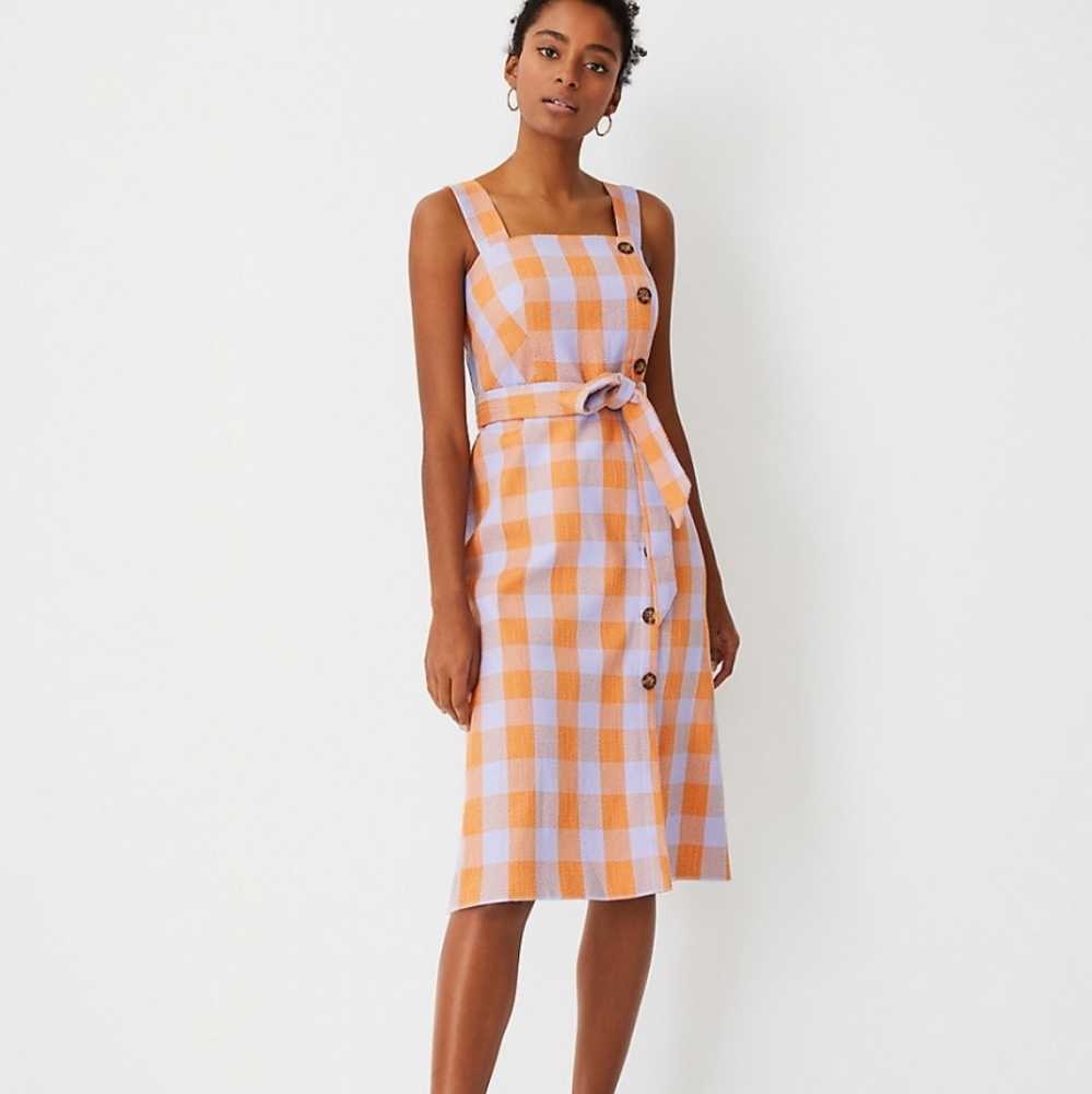 Ann Taylor Gingham Dress